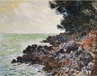 Claude Monet Le Pointe du cap Martin France oil painting art